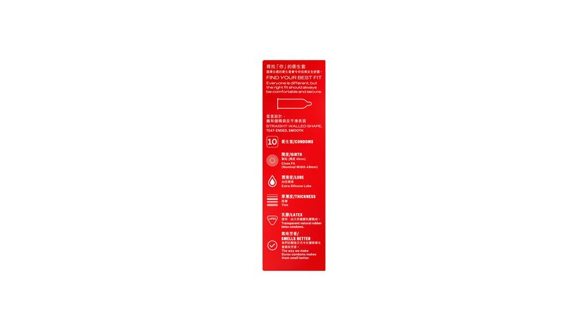 Durex Fetherlite Close Fit Condom 10 Pieces