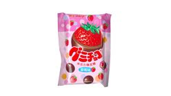 明治 朱古力橡皮糖草莓味 53克