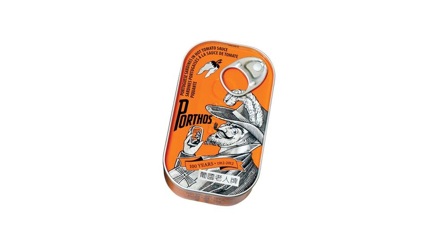 Porthos Sardines in Hot Tomato 125g
