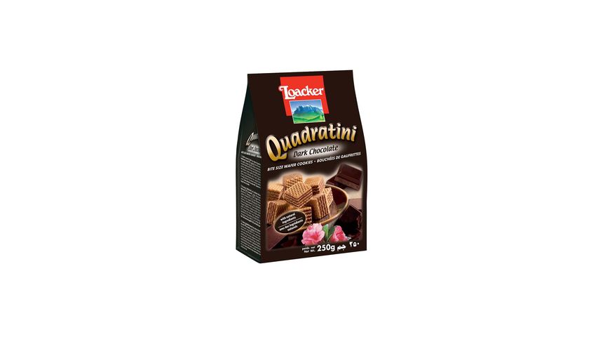 Loacker Quadratini Dark Chocolate Wafer 250g