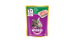 Whiskas Pouch Adult Wet Cat Food Tuna Flavour 85g