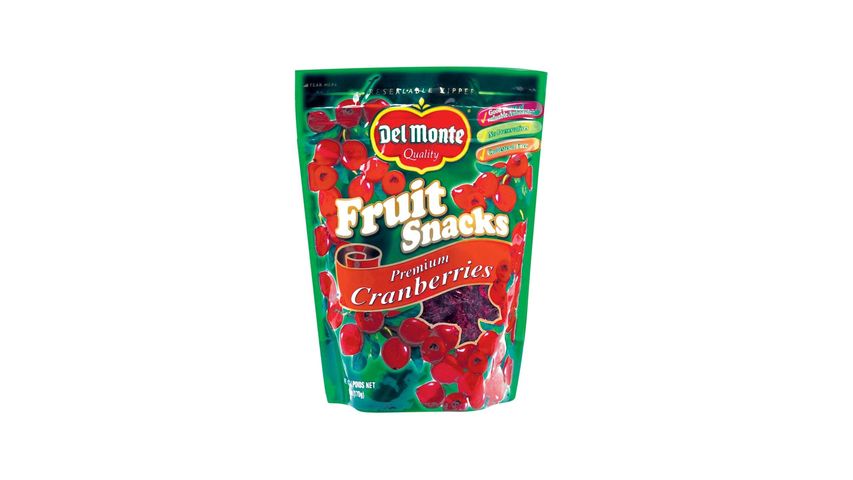 Del Monte Fruit Snacks US Cranberries 170g