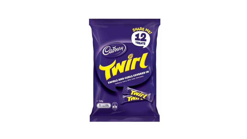 Cadbury Twirl Chocolate Shareck 168g