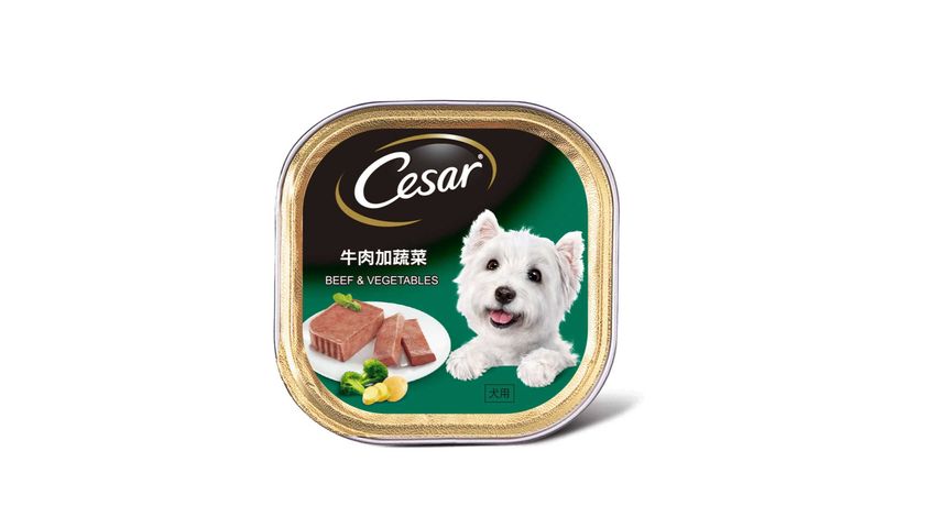 Cesar Beef W Vegetables 100g