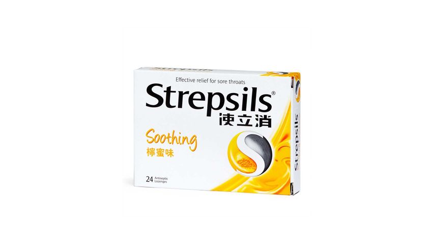 Strepsils Honey & Lemon Lozenge 24 Tablets