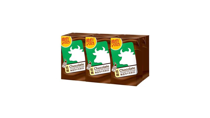 Vita Low Sugar Chocolate Milk Beverage 250ml x6 (The new and old packaging will be shipped out randomly)