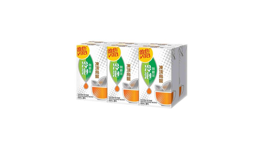Vita Cold Brew No Sugar Dong Ding Oolong Tea 250ml x6 (The new and old packaging will be shipped out randomly)
