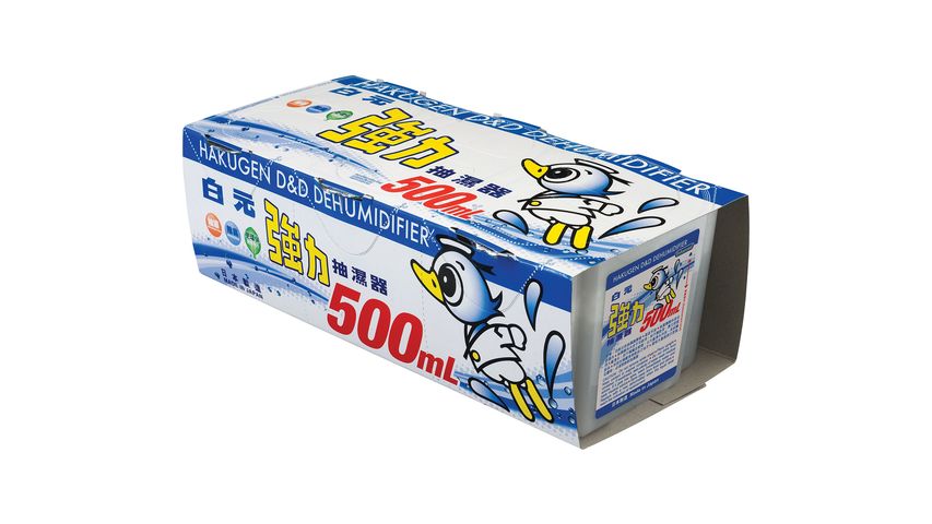 Hakugen Japan Made Dehumidifiers 500ml 3 Pcs (The new and old packaging will be shipped out randomly)