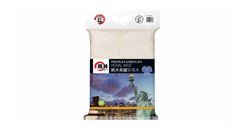 Kumai - Premium American Pearl Rice 3kg [packaging may be non-vacuum]