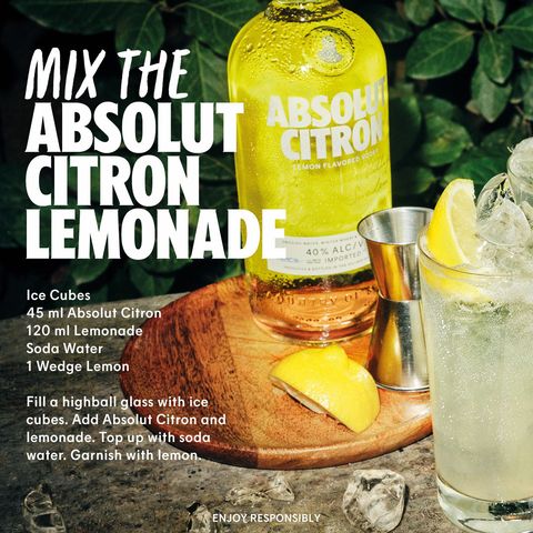 Absolut Citron Flavors Vodka 750ml (The new and old packaging will be shipped out randomly)