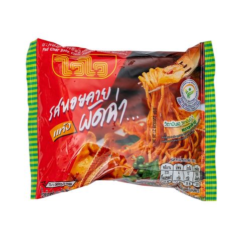 Wai Wai Instant Noodles Pad Char Baby Clam Flavour 60g