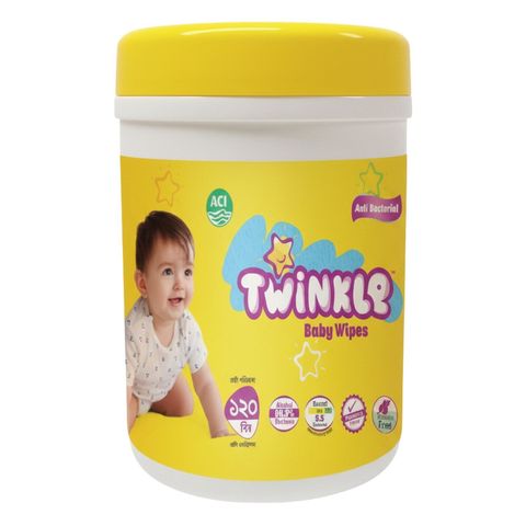 Savlon Twinkle Baby Wipes Jar 120pcs