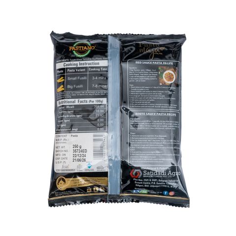 Pastiano Pasta Maja Spirali Poly Pack 250g