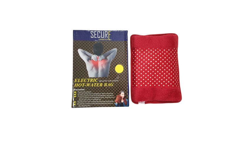 Secure Lifestyle Electric Hot Water Bag Assorted 1 Piece