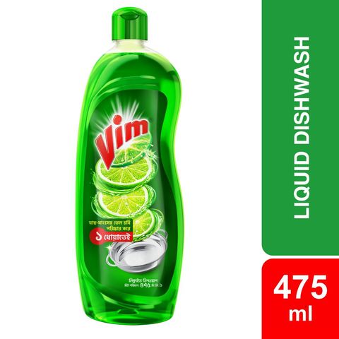 Buy Vim Liquid Dishwash 475ml 