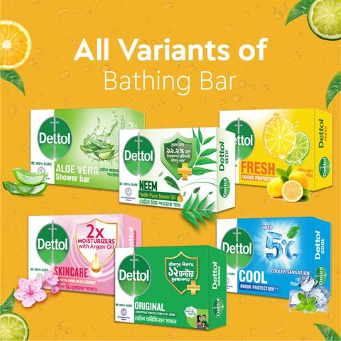 Dettol Soap Fresh With Odour Protection 125g