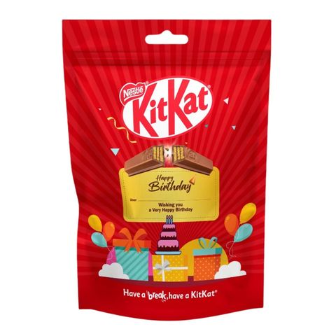 Nestle KitKat Happy Birthday Pack 4 Fingers 4 Pieces 154g