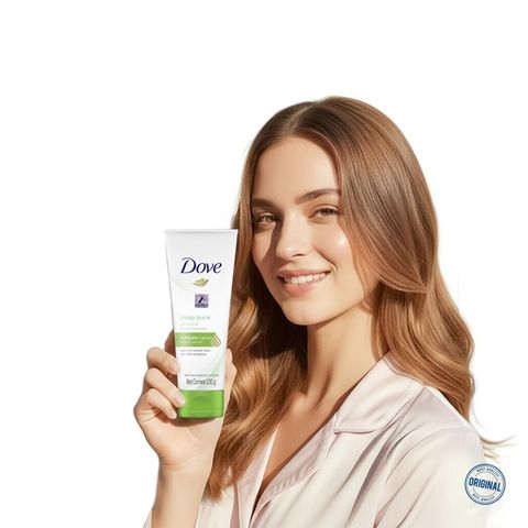 Dove Deep Pure Oil Control Facial Cleanser 100g