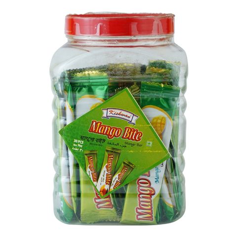 Kishwan Mango Bite 30 Pieces Jar 210g