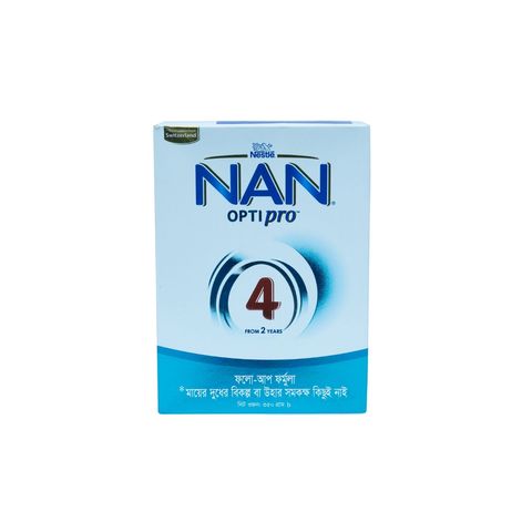 Nestle NAN OPTIPRO 4 Follow up Formula Milk Powder For Pre School Kids (after 2 years onwards) 350g