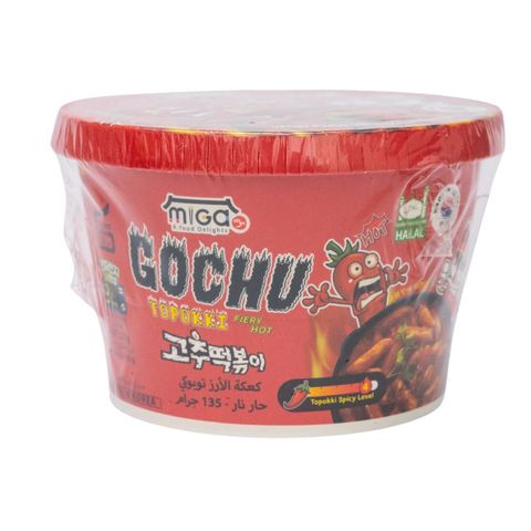 Miga Gochu Fiery Hot Topokki Cup 135g