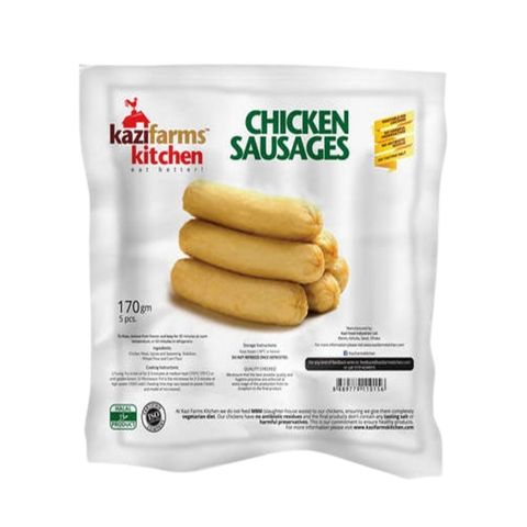 Kazi Farms Kitchen Chicken Sausages 10 Pieces 340g