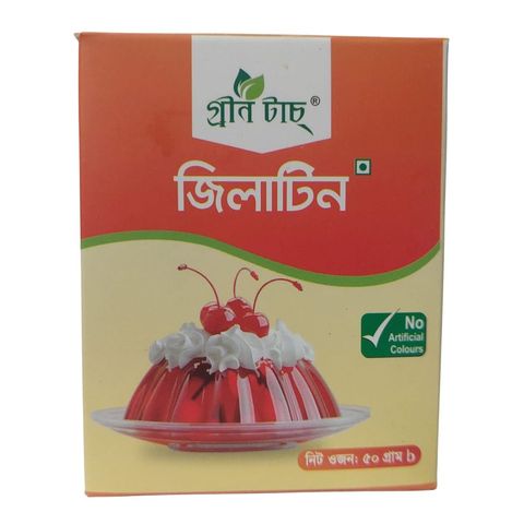 Green Food Gelatine Special Quality 50g