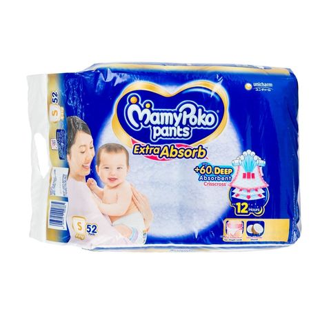 Mamy Poko Pants S (4-8kg) 52 Pieces