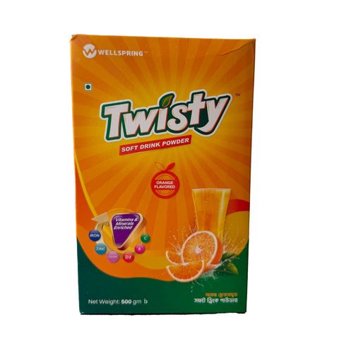 Twisty Soft Drink Powder Orange 500g