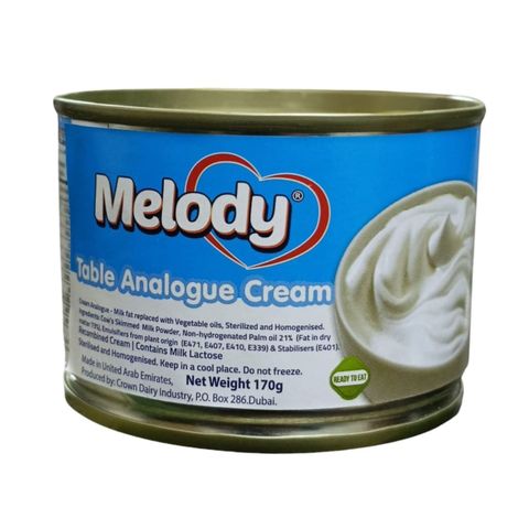 Melody Table Analouge Cream (Tin) 170g