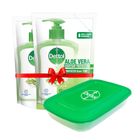 (Buy & Get Tiffin Box Free) Dettol Handwash Aloe Vera Refill Double Pack 170ml