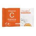 Clean Zen Makeup Removing Wipes Vitamin C Pouch Pack 30 Pieces