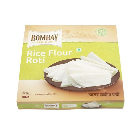 Bombay Premium Rice Flour Roti (Chaler Atar Roti) 10 Pieces 500g