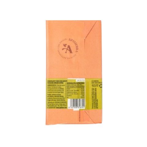 Apisierra Chocolate Puro Con Aceite Chocolate Extra Virgin Olive Oil (Assorted) 115g