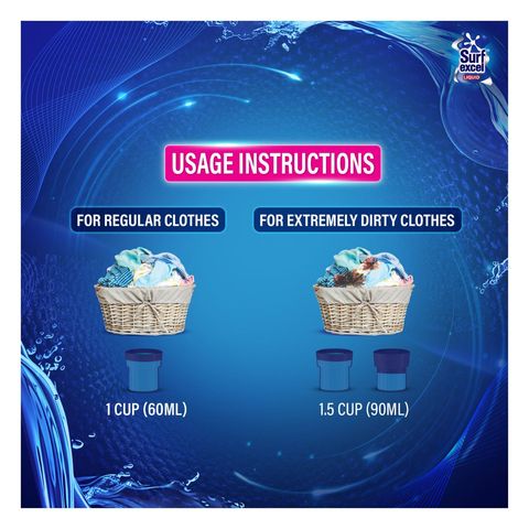 Surf Excel Liquid Detergent Top Load 500ml