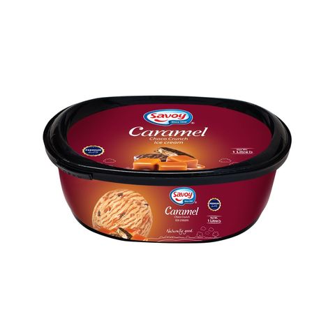 Savoy Caramel Choco Crunch Ice Cream  1L