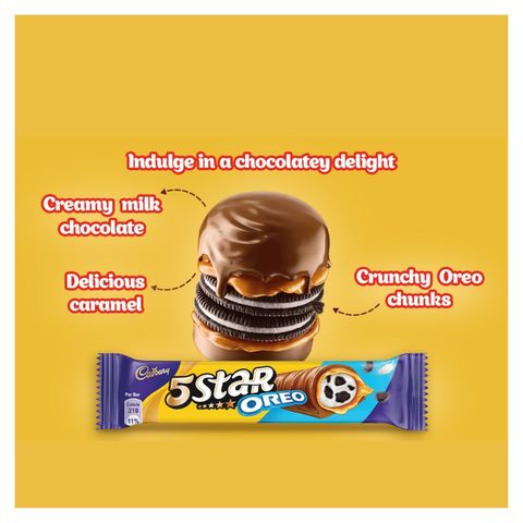 Cadbury Five Star Oreo Chocolate 22g