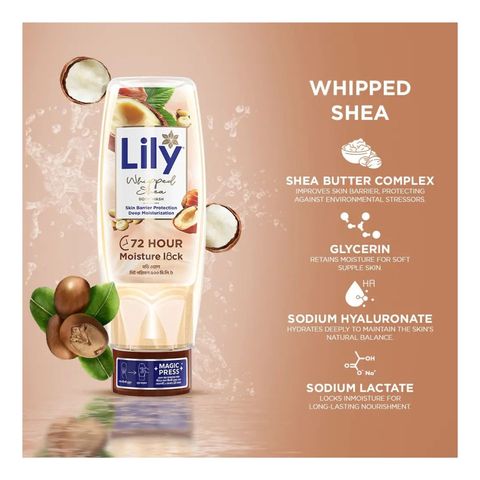Lily Whipped Shea Body Wash 500ml