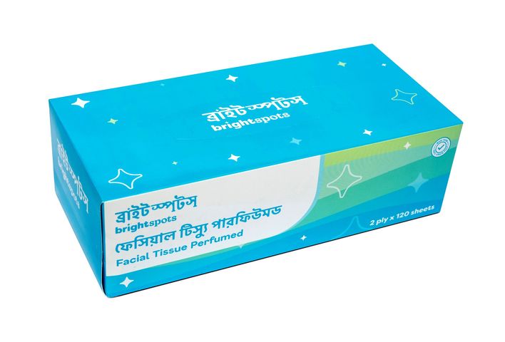 brightspots Facial Tissue Perfumed 2ply x 120 Sheets