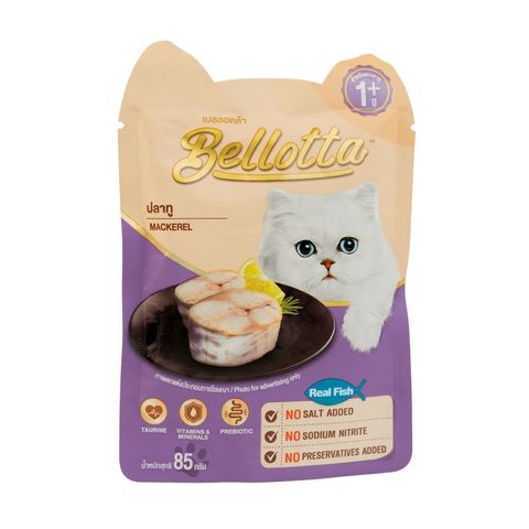 Bellotta Adult Pouch Mackerel 85g 