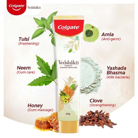 Colgate Swarna Vedshakti Toothpaste 200g