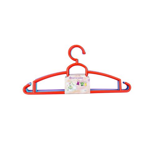 PP Plastic 3 Color Hanger 5 Pieces