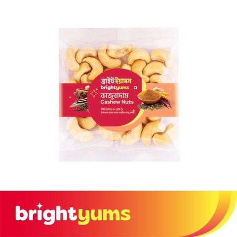 brightyums Kaju Badam Cashew Nuts 50g