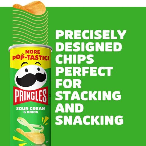 Pringles Sour Cream & Onion Potato Chips 134g