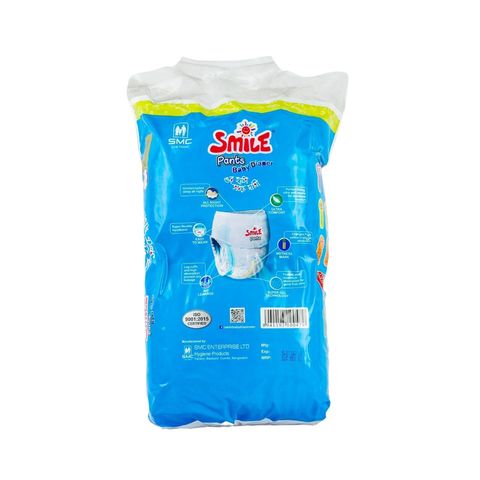 Smile Pants Baby Diaper M (7-12kg) 40 Pieces