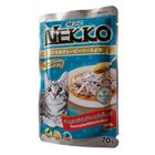 Nekko Cat Food Tuna Topping Shirasu 70g