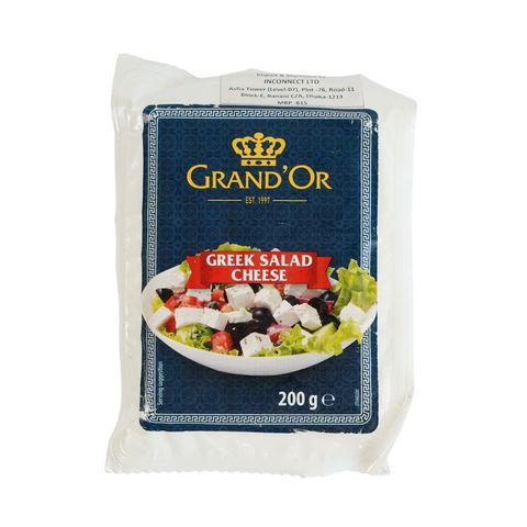 Grand'or Greek Salad Cheese Portions 40% Fat 200g