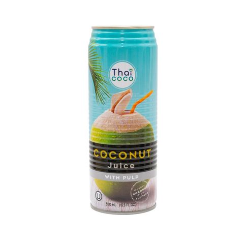 Thai Coco Coconut Juice With Pulp 520ml