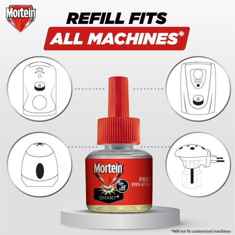 Mortein Smart + Protection Mosquito Repellent Insta Vaporizer Refill 45ml