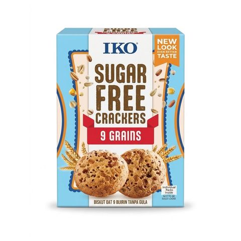 Iko Sugar Free Oatmeal Crackers 9 Grains 178g